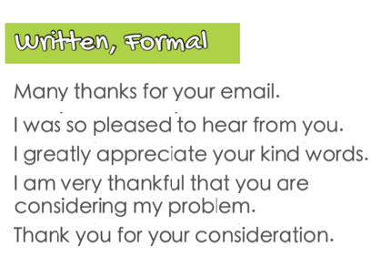 Cách nói lời cảm ơn trong tiếng Anh   