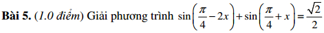 Đề thi thử THPT Quốc gia môn Toán có đáp án