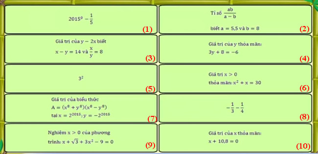 Đề thi violympic toán lớp 8