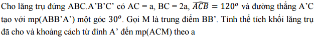 Đề thi thử Đại học, Cao đẳng 2016 môn Toán có đáp án