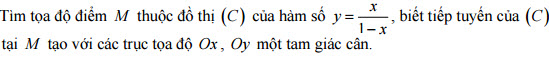 Đề thi thử THPT Quốc gia 2016 môn toán