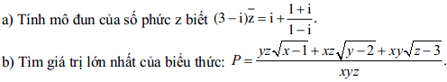 Đề kiểm tra học kỳ II môn Toán lớp 12