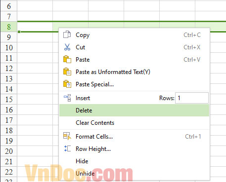 Cách xóa dòng trong excel Thao tác cơ bản với các ô và vùng trên Excel