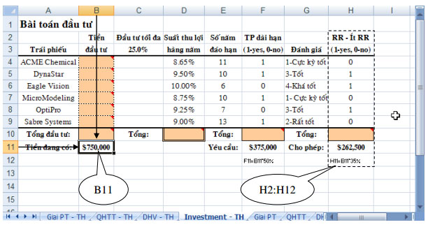Nhận dạng ô và vùng trong excel Thao tác cơ bản với các ô và vùng trên Excel