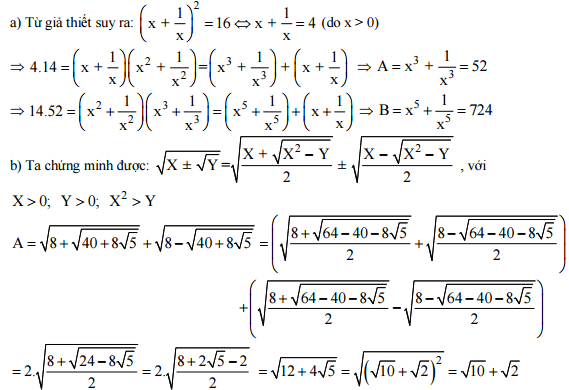 Đáp án đề tuyển sinh vào lớp 10 môn Toán