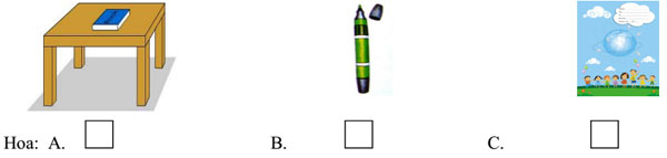 Đề kiểm tra học kỳ 2 môn Tiếng Anh lớp 3  