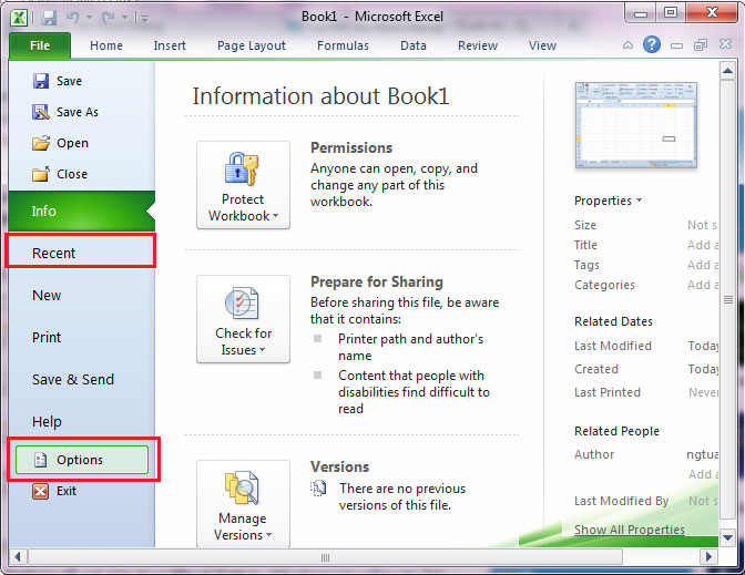 Các tùy chỉnh trong excel Tự học MS Excel 2013 bài 2: Tùy chỉnh trong Excel