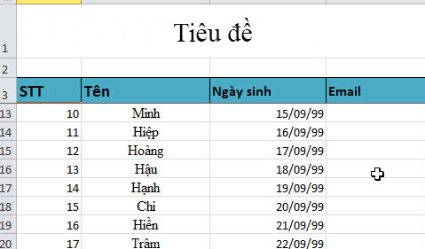 Cách cố định hàng cột Excel đơn giản nhất Hướng dẫn cố định hàng cột trong Excel
