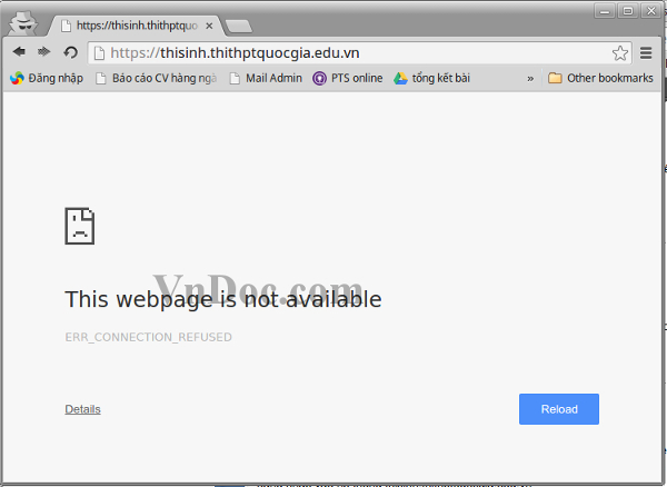 Những lỗi học sinh sẽ không thể đăng nhập vào hệ thống Thptquocgia.edu.vn