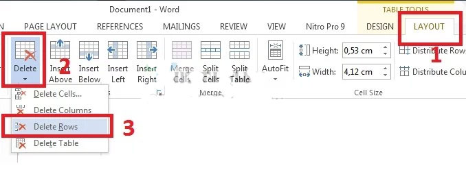 Cách xóa cột trong bảng Cách xóa cột trong bảng