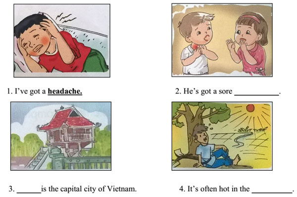 Đề thi học kì 2 môn Tiếng Anh lớp 5