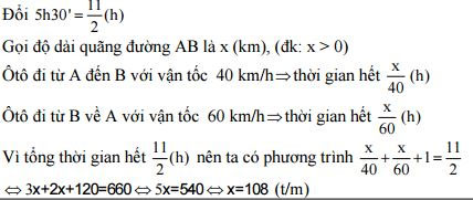Đáp án đề thi học kì 2 môn Toán lớp 8