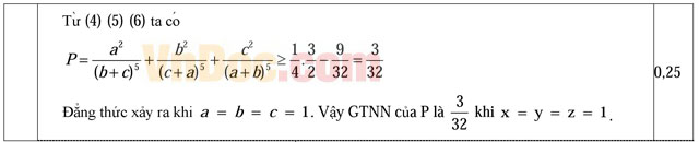 Đáp án đề thi thử THPT Quốc gia môn Toán năm 2016 trường THPT Hậu Lộc 2, Thanh Hóa (Lần 3)