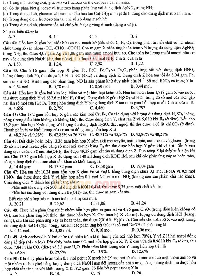 Đề thi thử THPT Quốc gia môn Hóa học năm 2016 trường THPT Chuyên Đại học Sư phạm Hà Nội (Lần 4) Đề thi thử THPT Quốc gia môn Hóa học năm 2016 trường THPT Chuyên Đại học Sư phạm Hà Nội (Lần 4)