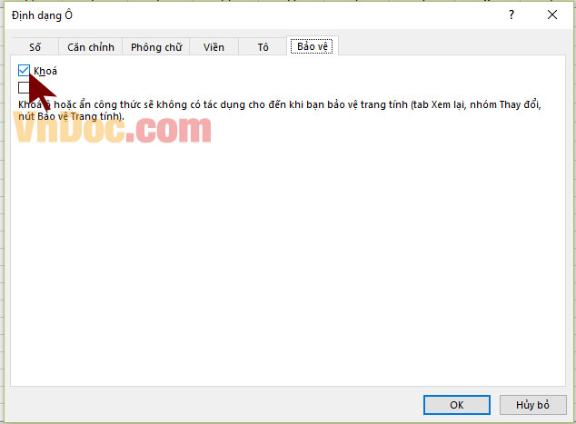 Khóa công thức trong excel Cách ẩn công thức trong Excel