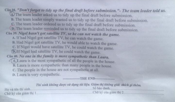 Đề thi vào lớp 10 tỉnh Đắk Lắk