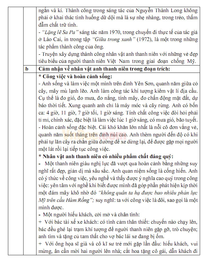Đáp án đề thi vào lớp 10 môn Ngữ văn