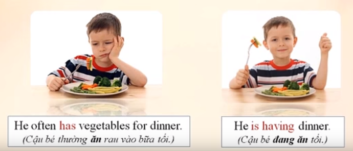 Phân biệt thì Hiện tại tiếp diễn và Hiện tại đơn trong tiếng Anh