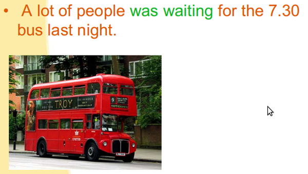 Thì quá khứ tiếp diễn trong tiếng Anh