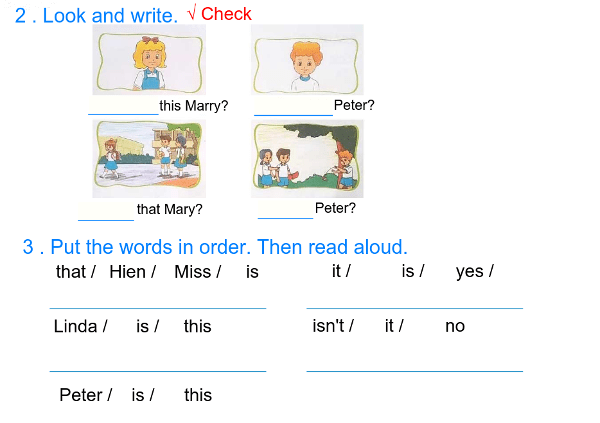 Bài tập ôn hè môn Tiếng Anh lớp 3 