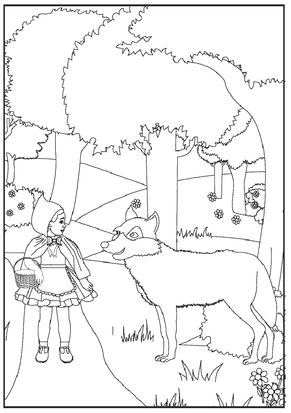 Cô bé choàng khăn đỏ phiên bản tiếng Anh