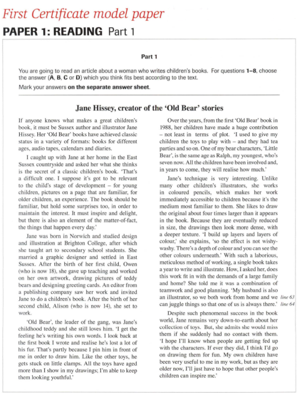 Đề Thi Tiếng Anh B2 Châu Âu có đáp án Đề Thi Tiếng Anh B2 Châu Âu
