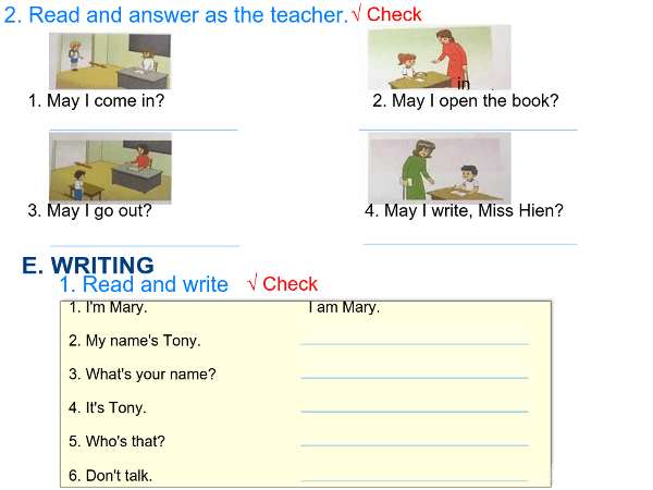 Bài tập tiếng Anh lớp 3 