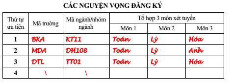 Hướng dẫn đăng ký xét tuyển vào Đại học Bách khoa Hà Nội năm 2016