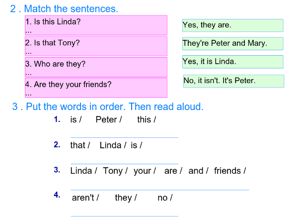 Bài kiểm tra trắc nghiệm Tiếng Anh lớp 3