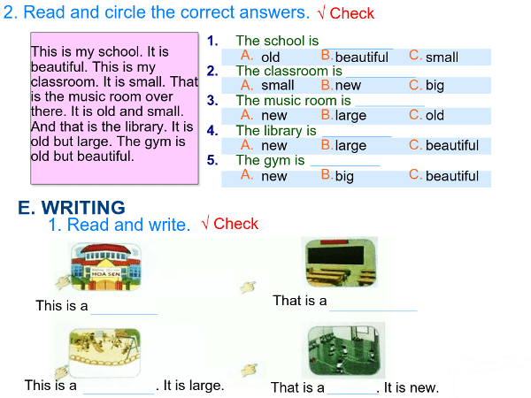 Đề kiểm tra môn Tiếng Anh lớp 3 chương trình mới Đề kiểm tra môn Tiếng Anh lớp 3