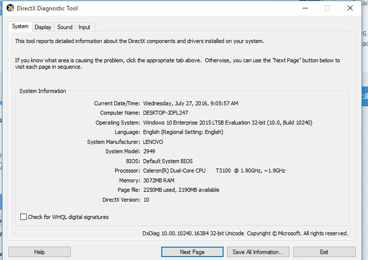 Hướng dẫn kiểm tra cấu hình máy tính bằng hộp thoại run Cách kiểm tra cấu hình máy tính đơn giản