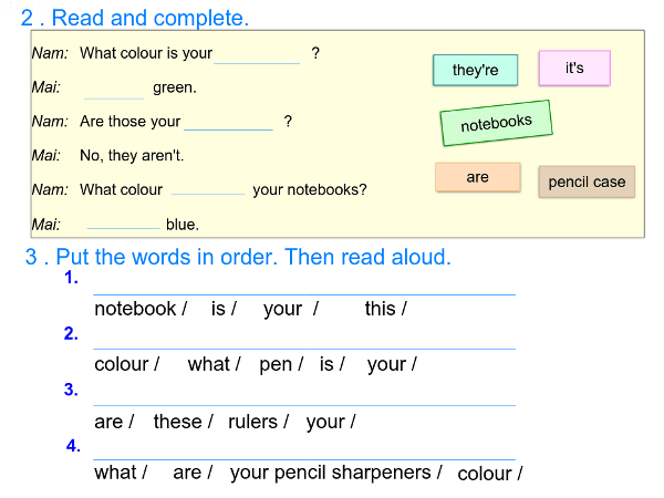 Bài kiểm tra trắc nghiệm Tiếng Anh lớp 3