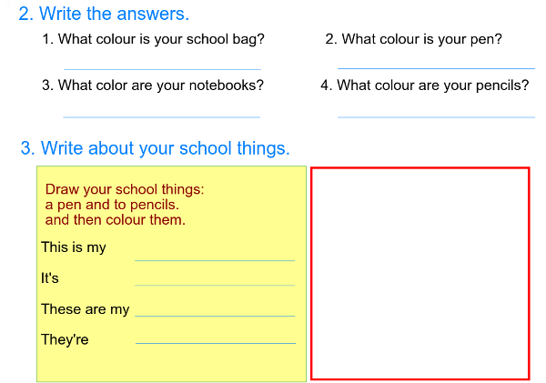 Các dạng bài tập tiếng anh lớp 3