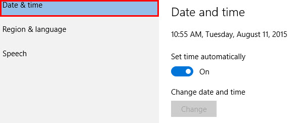 Thiết lập thời gian trên win 10 Cách thay đổi ngày giờ, múi giờ trên win 10