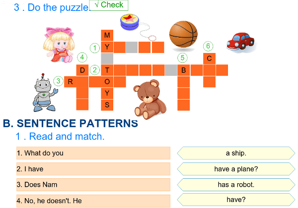 Bài tập Tiếng Anh lớp 3 tổng hợp