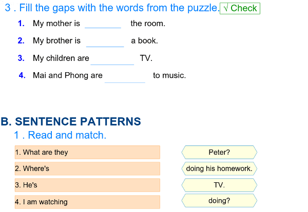 Bài tập Tiếng Anh lớp 3 