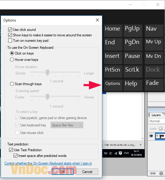 Mở bàn phím ảo trên win 7-8-8.1-10 Cách mở bàn phím ảo trong Windows XP/7/8/8.1/10