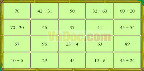 Đề thi Violympic Toán lớp 2 vòng 2