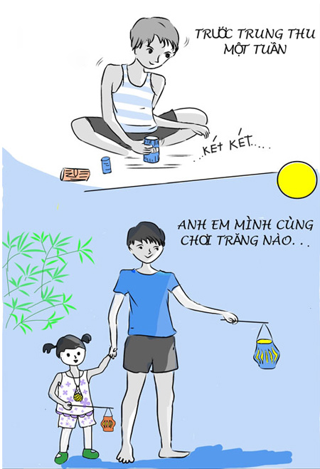 Những trò chơi trẻ em ngày tết Trung thu xưa 
