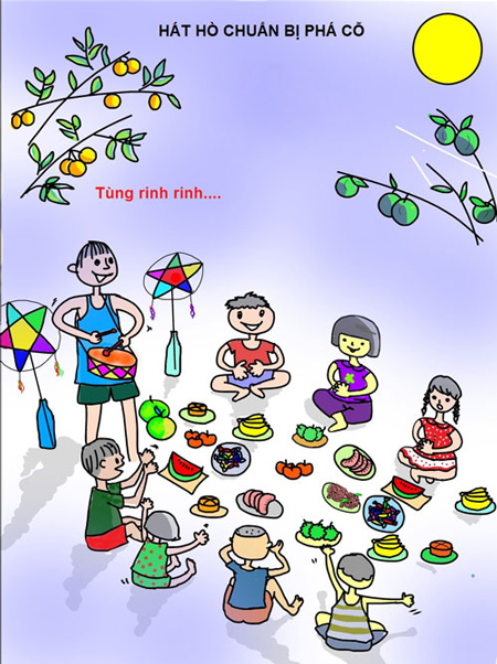 Những trò chơi trẻ em ngày tết Trung thu xưa 