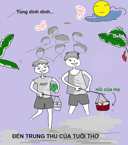 Những trò chơi trẻ em ngày tết Trung thu xưa 