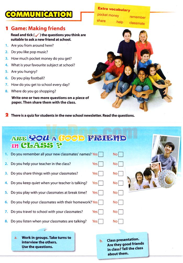 Ngữ pháp tiếng anh lớp 6 chương trình thí điểm