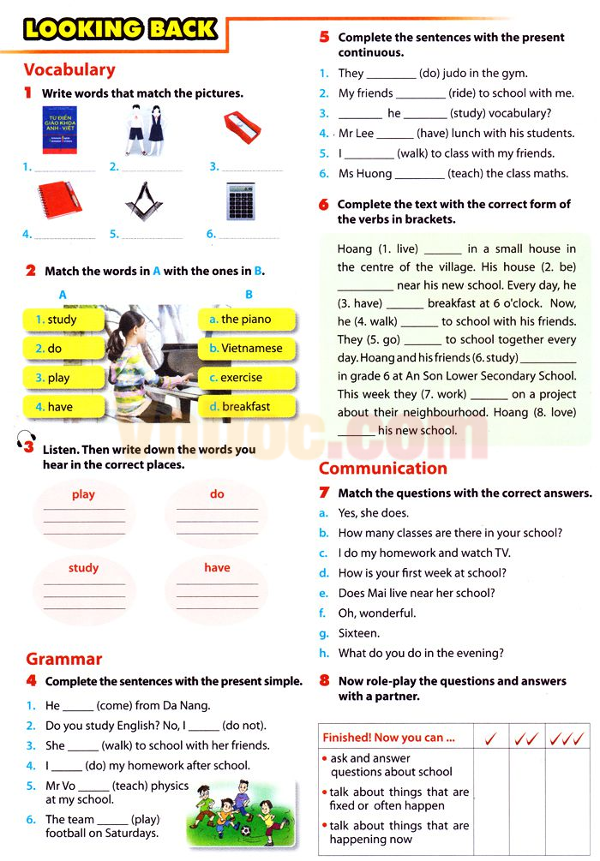 Tiếng Anh lớp 6 chương trình mới