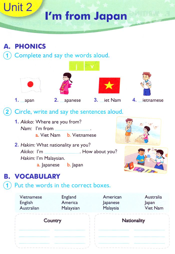 Đề kiểm tra giữa học kì 2 môn Tiếng Anh lớp 4