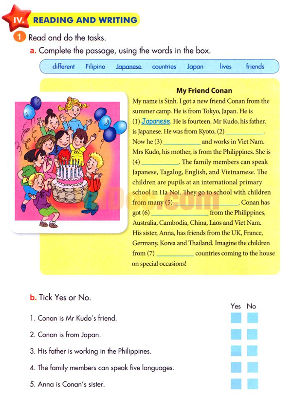 Đề kiểm tra học kì 2 môn Tiếng Anh lớp 5