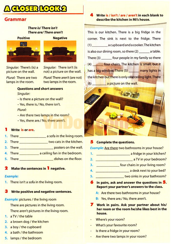 Ngữ pháp tiếng anh lớp 6 chương trình thí điểm