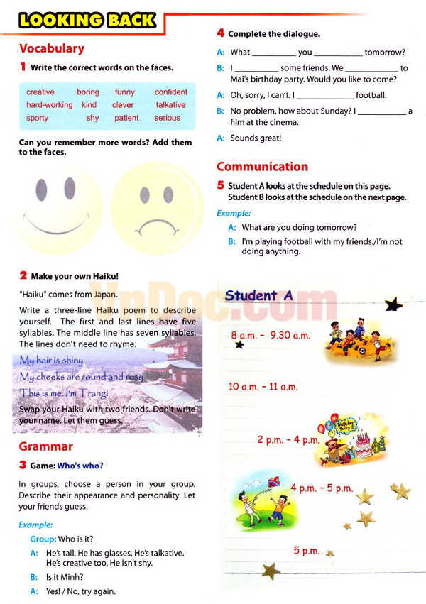 Tiếng Anh lớp 6 chương trình mới