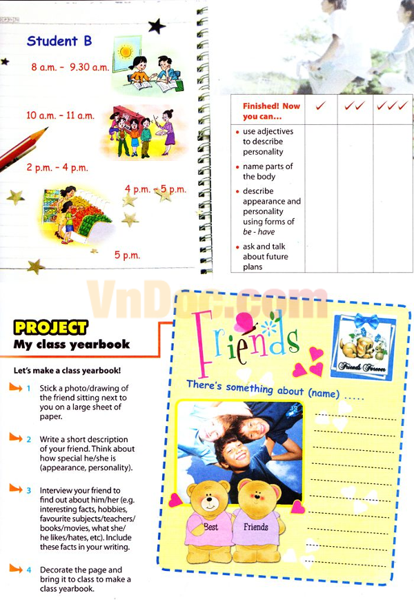 Đề kiểm tra tiếng anh lớp 6 chương trình mới