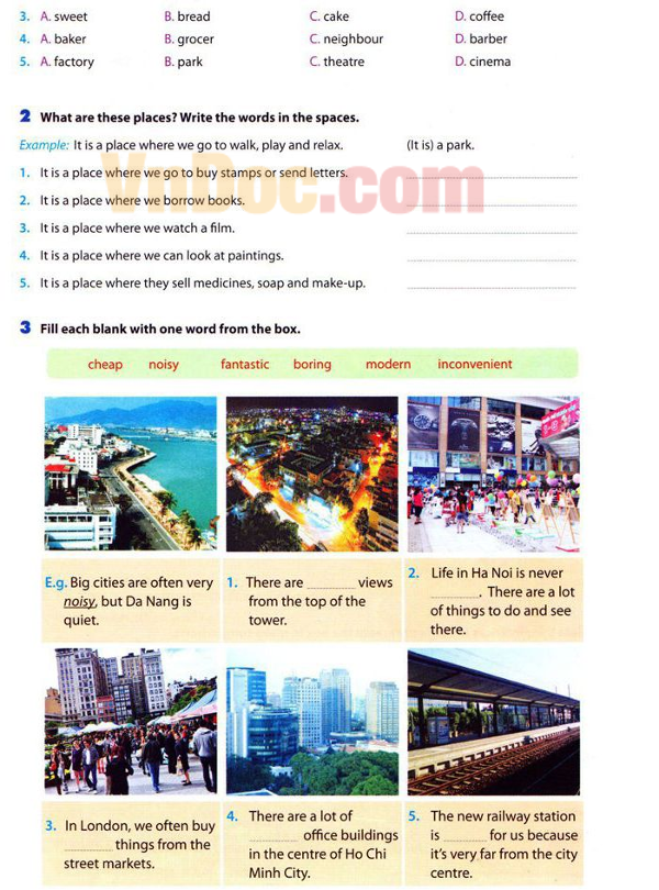 Bài tập Tiếng Anh 6 Thí điểm có đáp án Bài tập Tiếng Anh 6 Thí điểm