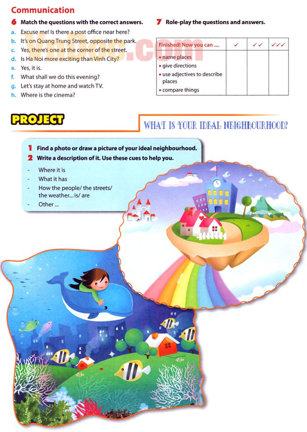 Từ vựng tiếng anh cơ bản dành cho học sinh lớp 6 Bài tập tiếng Anh lớp 6 Thí điểm Unit 4